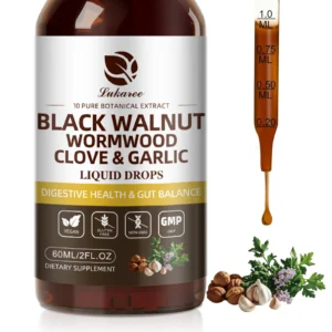 Black Walnut, Wormwood, Clove and Garlic Drop's
